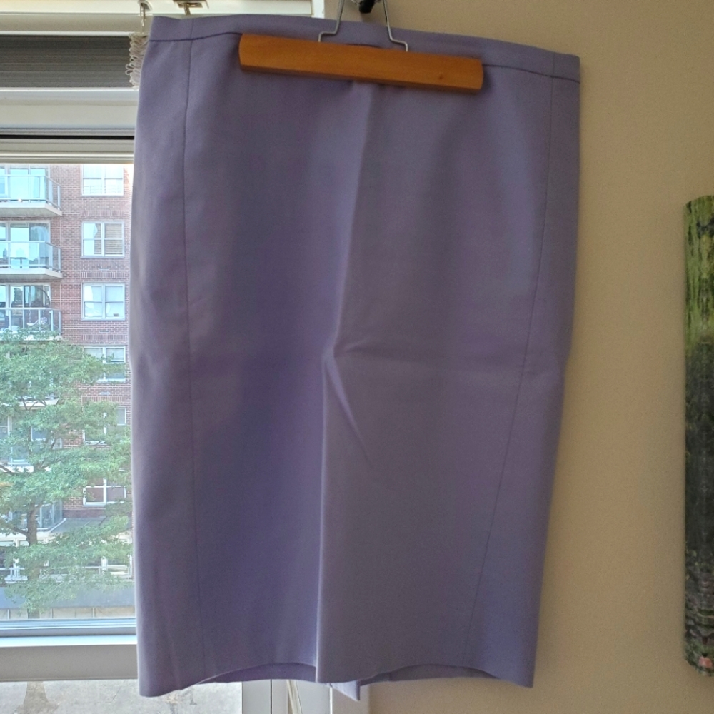 Lavendar J. Crew Pencil Skirt
